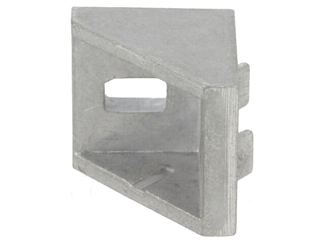 Hoekstukken; voor profielen; Gleufbreedte: 8mm; W: 28mm; H: 27mm Hoekstukken; voor profielen; Gleufbreedte: 8mm; W: 28mm; H: 27mm